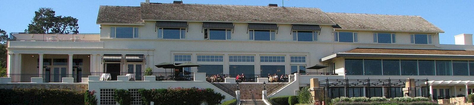 The coastline and golf links at Pebble Beach